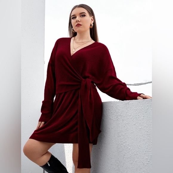 Tie Wrap Dress - Picture 1 of 5